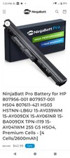 Bateria de laptop NinjaBatt alto desempenho para notebook modelo-hs04 nova comprar usado  Enviando para Brazil