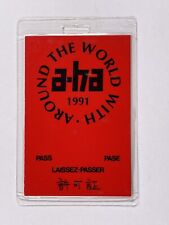 A-ha Boletos Pass Laminados Morten Harket Original Around The World Japan 1991 segunda mano  Embacar hacia Argentina