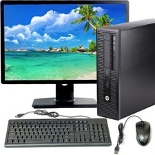 Computador desktop HP i5 mini PC 16GB RAM 1TB HDD 22 polegadas monitor Windows 10 Wi-Fi comprar usado  Enviando para Brazil