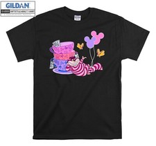 Camiseta com capuz retrô Disney Cheshire gato Disney Alic masculina feminina unissex AC478 comprar usado  Enviando para Brazil