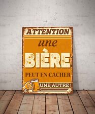 Plaque métal vintage d'occasion  Mer