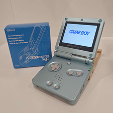 Nintendo Game Boy Advance SP - Azul pérola AGS-101 V2 IPS retroiluminado mod azul claro comprar usado  Enviando para Brazil