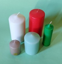 Candele natalizie colorate usato  Palermo