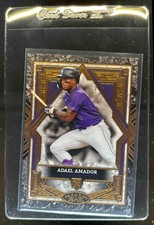 2025 Topps Tier One Adael Amador 3 Bronze Foil Rookie RC #81 Rockies, usado comprar usado 2025 Topps Tier One Adael Amador 3 Bronze Foil Rookie RC #81 Rockies, usado comprar usado  Enviando para Brazil