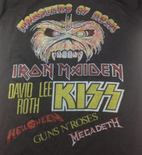 Iron Maiden Megadeth Guns N'Roses KISS vintage 1980s FESTIVAL T SHIRT UNWORN M na sprzedaż  Wysyłka do Poland