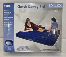 Usado, Cama Downy Intex Queen Size Clássica Azul 2 em 1 Válvula Impermeável Top com Caixa comprar usado  Enviando para Brazil