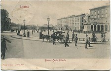 1902 livorno piazza usato  Italia