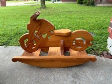 Vintage wooden motorcycle for sale  Arlington