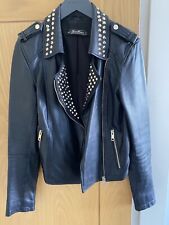 Zara leather studded for sale  KINGSTON UPON THAMES