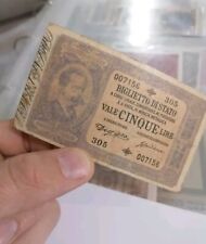 Banconota lire 1882 usato  Valmontone