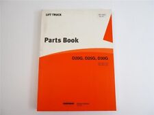 Doosan D 20 25 30 G Lift Truck Parts list book Ersatzteilliste 2011, usado comprar usado  Enviando para Brazil