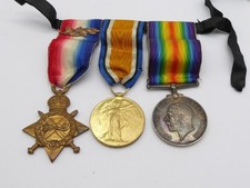 Ww1 medal trio for sale  GOOLE