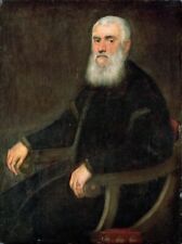 Pintura a óleo Dream-art homem-com-um-branco-barba-em-uma-poltrona-Jacopo-Tintoretto-o comprar usado  Enviando para Brazil