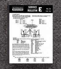Service bulletin fits for sale  Addison