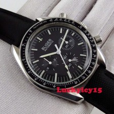 Luxo 40mm BLIGER mostrador preto vidro arqueado multifuncional relógio automático masculino comprar usado Luxo 40mm BLIGER mostrador preto vidro arqueado multifuncional relógio automático masculino comprar usado  Enviando para Brazil