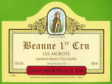 Etiquette vin bourgogne d'occasion  Dijon
