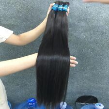 Usado, Cabelo humano reto a granel para extensões de trança Cabelo Humano Natural Preto comprar usado  Enviando para Brazil