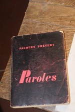Prevert jacques paroles d'occasion  Boulleret