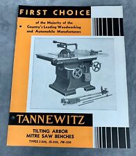 Tannewitz table saw for sale  Dekalb