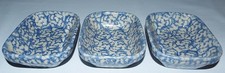 Vtg blue spongeware for sale  Warrensburg