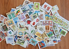 Briefmarken weltweit papier gebraucht kaufen  Issum