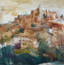 Aquarell landschaft signiert gebraucht kaufen  Essen