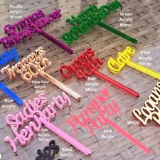 Personalised cupcake toppers for sale  SHEERNESS
