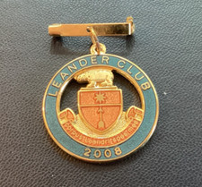 CRACHÁS DE REMO ESMALTADOS REGATA HENLEY ROYAL - 2008 :: EMBLEMA LEANDER CLUB comprar usado  Enviando para Brazil