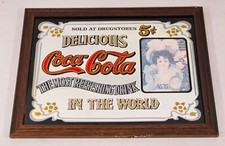 Coca cola mirror for sale  NEW MILTON