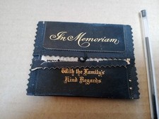 Detailed memoriam card for sale  CARMARTHEN