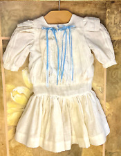 Lindo Vestido Vintage Bege Algodão Cintura Gota Para Boneca Antiga - Caberia 20 comprar usado  Enviando para Brazil