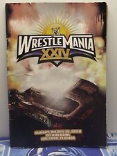 Wwe wrestlemania program for sale  Altamonte Springs