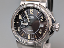 Oris 7496 cal.643 pequeno segunda data mostrador preto relógio masculino automático 39mm comprar usado  Enviando para Brazil