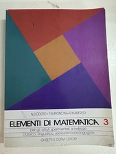 Elementi matematica dodero usato  Roma