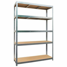 Używany, Regał magazynowy G-Rack 0042 180x90x45 cm srebrny na sprzedaż  PL