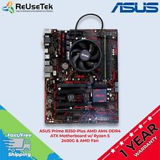 Placa-mãe ASUS Prime B350-Plus AMD AM4 DDR4 ATX com Ryzen 5 2400G e ventilador AMD comprar usado Placa-mãe ASUS Prime B350-Plus AMD AM4 DDR4 ATX com Ryzen 5 2400G e ventilador AMD comprar usado  Enviando para Brazil