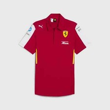 Camisa polo Scuderia Ferrari WEC LMH oficial Le Mans 24hr PUMA Team vermelha 2025 comprar usado  Enviando para Brazil