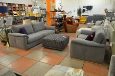 Sofas seater grey for sale  CHORLEY