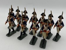 Exército Continental Guerra Revolucionária Americana 11 soldados de chumbo 54 mm, usado comprar usado  Enviando para Brazil