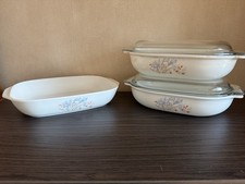 Pyrex vintage blue for sale  LEICESTER