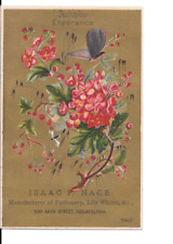 Cartão comercial vitoriano Isaac F. Nace perfumaria cosméticos Filadélfia PA comprar usado  Enviando para Brazil