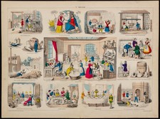 1880 argile lithographie d'occasion  France