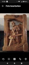 Handgeschnitzte holzfigur moti gebraucht kaufen  Essen
