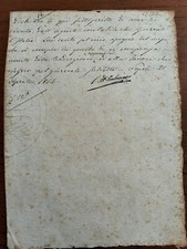 1864 napoli ricevuta usato  Roma