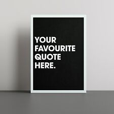 Favourite quote personalised for sale  ANNAN