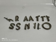 Lotto lettere ottone usato  Ragalna