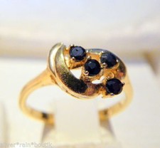 Bague plaque saphir d'occasion  La Motte
