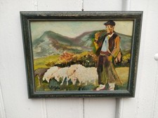 Tableau peinture panneau d'occasion  France