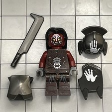 Usado, Lego Senhor dos Anéis Minifigura LOR022 Uruk-hai Capacete Impressão Manual A7 41 comprar usado  Enviando para Brazil