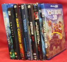 Blu-ray Lot 7 3D Movies - Yogi, Gravity, Amazing Spider-Man, Tron Legacy, Predat comprar usado  Enviando para Brazil